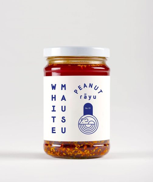 White Mausu Peanut Rayu aštrus žemės riešutų užpilas, 240 g stiklainis